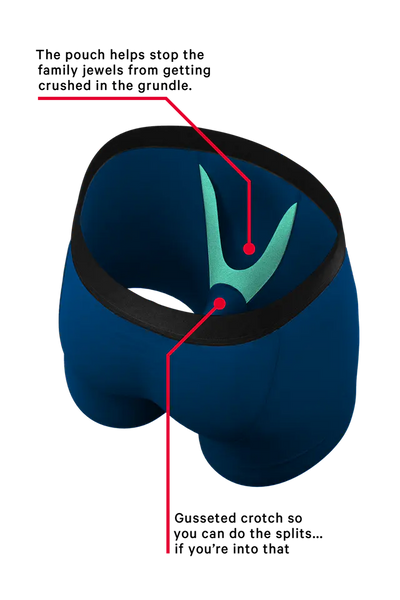 The Big Blue | Dark Blue Ball Hammock® Pouch Underwear