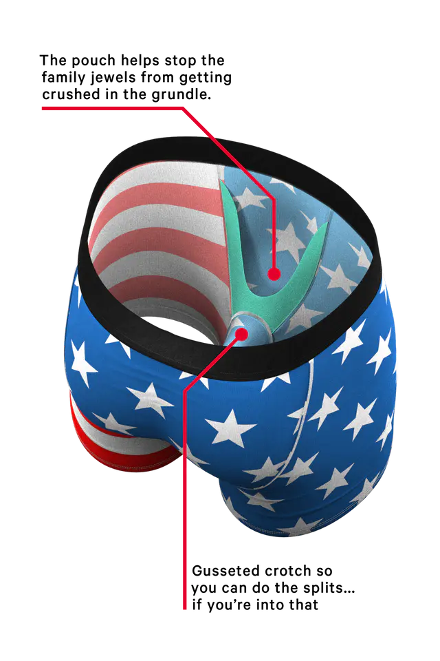 The Mascot  American Flag Ball Hammock® Pouch Underwear – Bre's