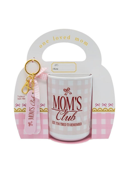 Simply Southern Mug + Keychain Gift Set - Mom's Club