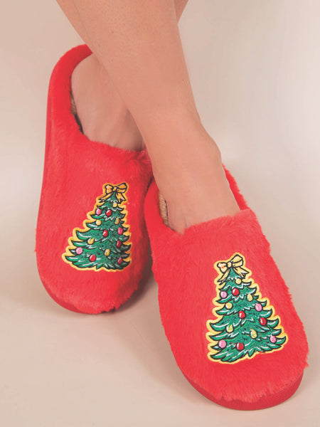 Simply Southern Slippers - Christmas Tree