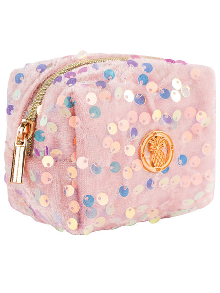 Simply Southern Mini Essentials Bag - Pink Sequin