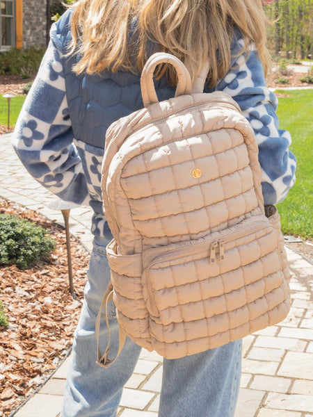 Simply Southern Puff Backpack - Mocha