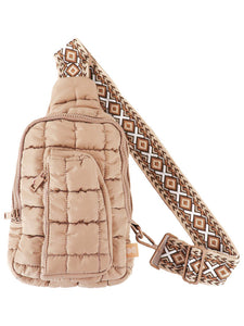 Simply Southern Puff Sling Bag - Mocha