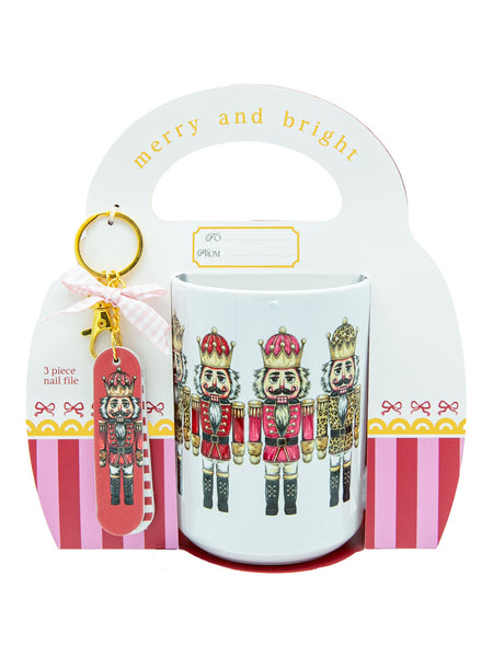 Simply Southern Mug + Keychain Gift Set - Christmas Nutcracker