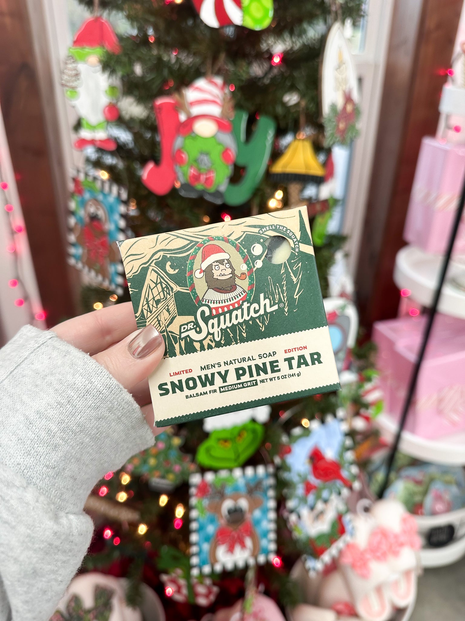 Dr. Squatch Bar Soap - Snowy Pine Tar