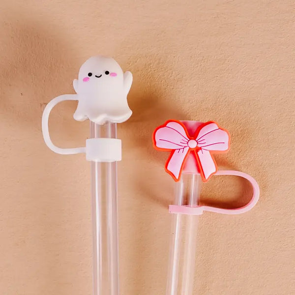 Straw Topper Set-Boos & Bows