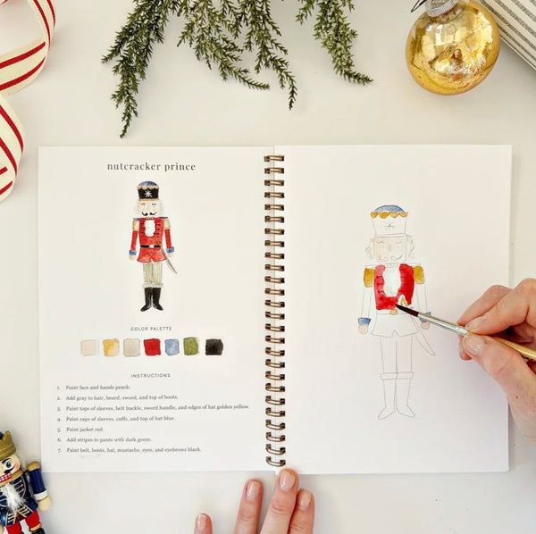 Nutcracker Watercolor Workbook