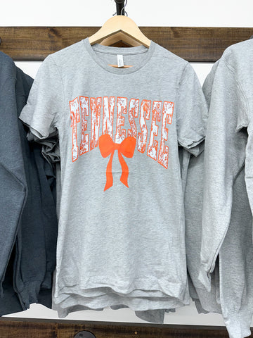 Tennessee Floral Bow Tee
