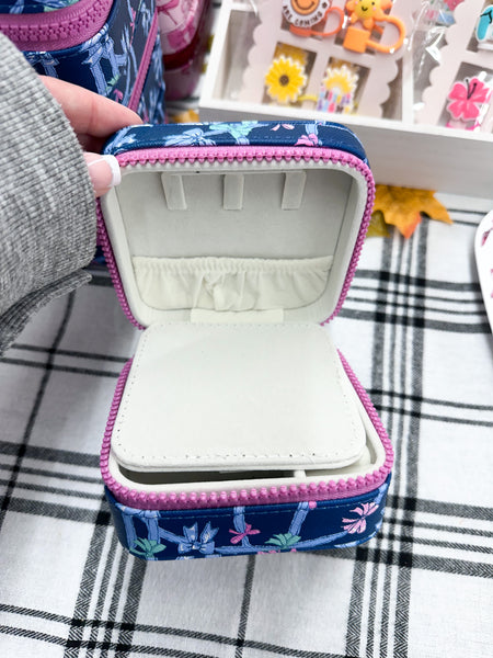 Simply Southern Jewelry Case - Blue Ribbons