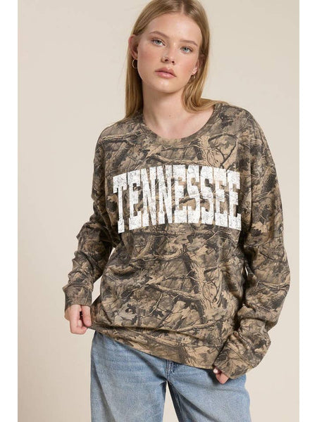 Camo Long Sleeve Shirt - Tennessee