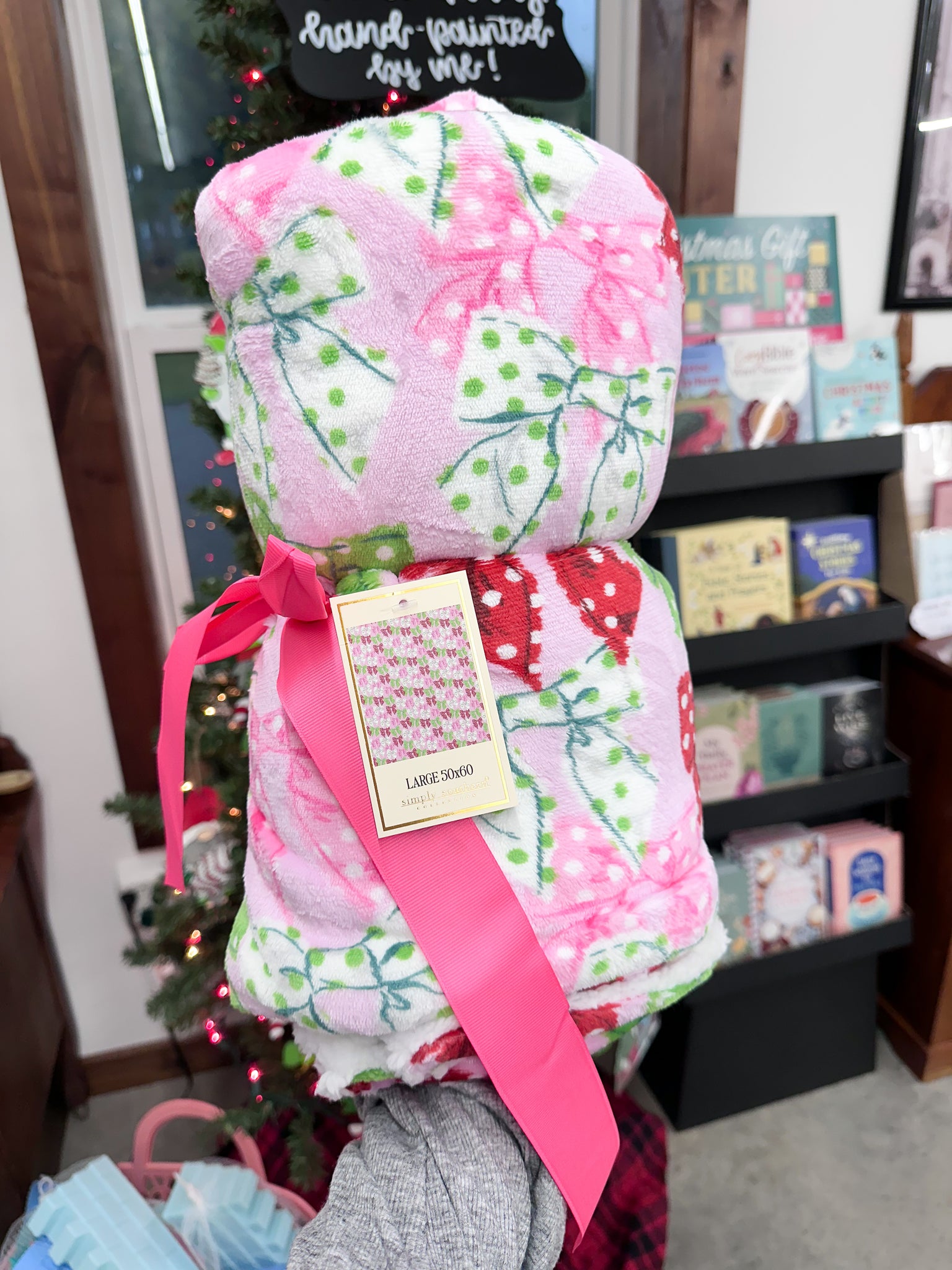 Simply Southern Simply Soft Blanket - Holiday Dots & Bows