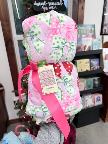 Simply Southern Simply Soft Blanket - Holiday Dots & Bows