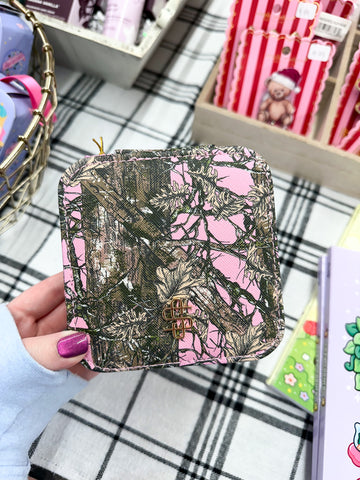 Simply Southern Jewelry Case - Pink Camo