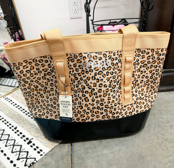 Simply Southern Tough Tote - Leopard