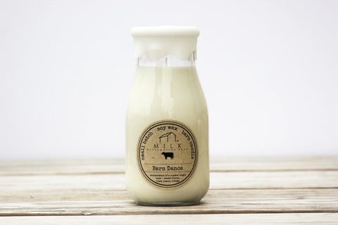 13 oz Milk Bottle Candle with Silicon Lid - *CHOOSE YOUR SCENT*