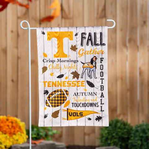 Moiré Garden Flag - Tennessee Fall Football