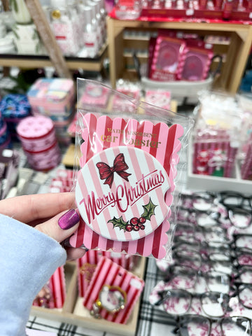 Simply Southern Car Coaster - Merry Christmas