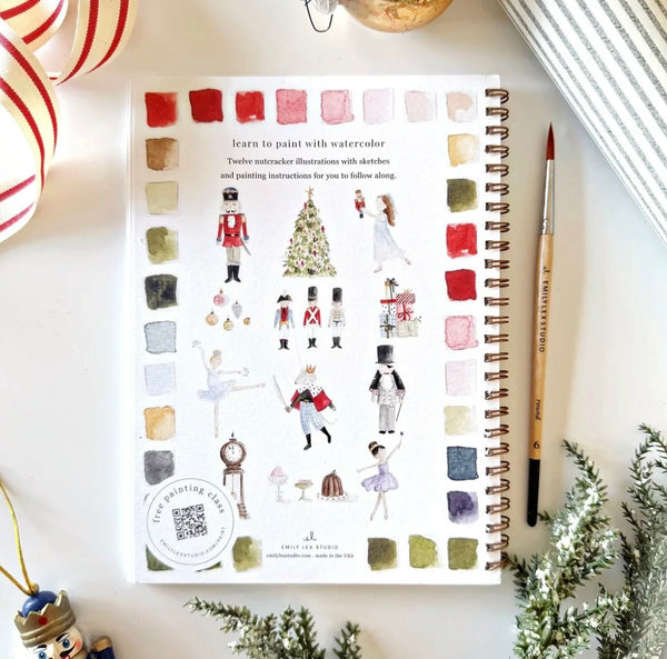 Nutcracker Watercolor Workbook