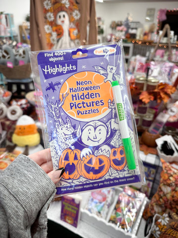 Highlights - Neon Halloween Hidden Pictures Puzzles to Highlight