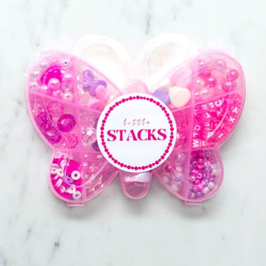 Little Stacks Bracelet Kit - The Pink Darling Butterfly Kit