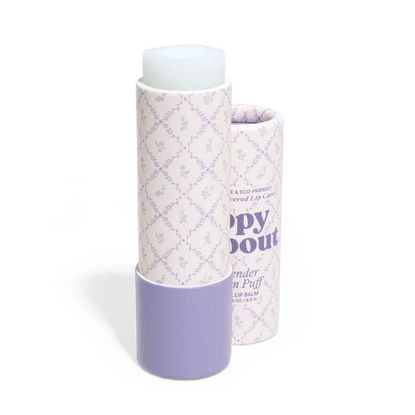 Poppy & Pout Lip Balm - Cottage Collection • Lavender Cream Puff