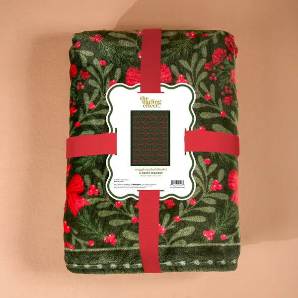 Snuggle Up Plush Blanket - A Merry Moment