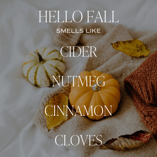 9 oz Candle - HELLO FALL