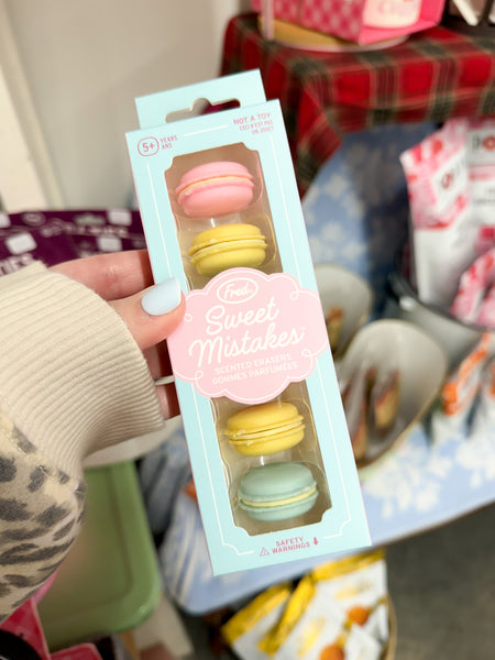 Sweet Mistakes - Macaron Erasers
