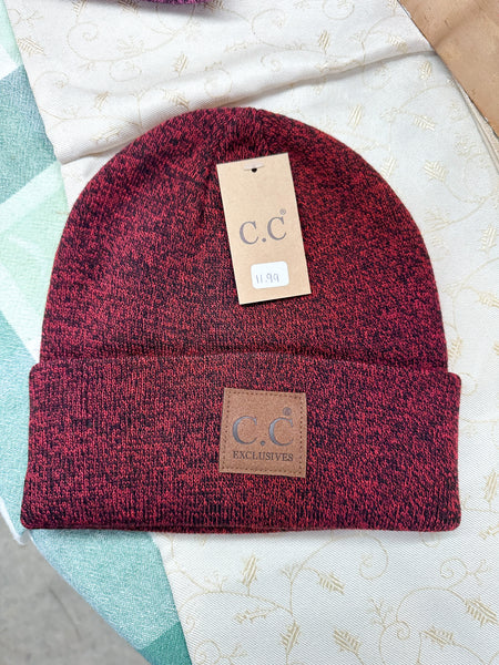 Unisex Classic Oversized Logo CC Beanie