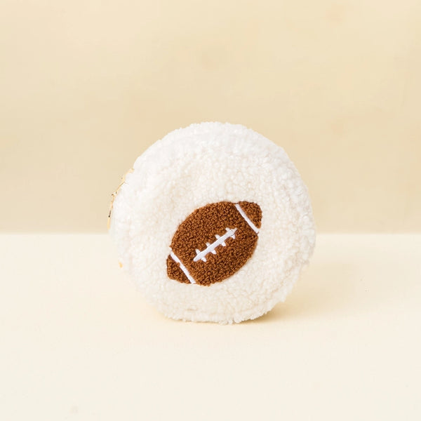 Circle Teddy Pouch - Football