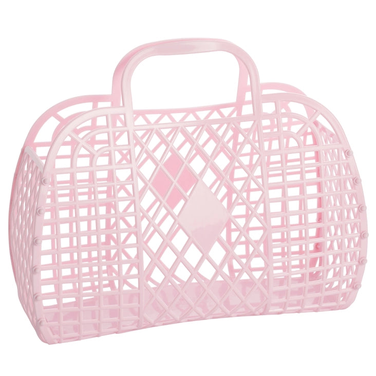 Retro Basket Jelly Bag - Large - Pink