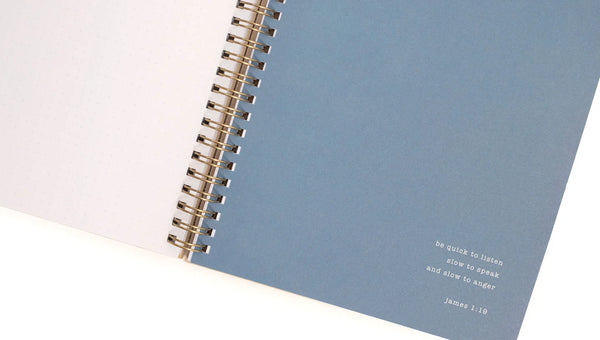 Church Notes Notebook - Dove Grey
