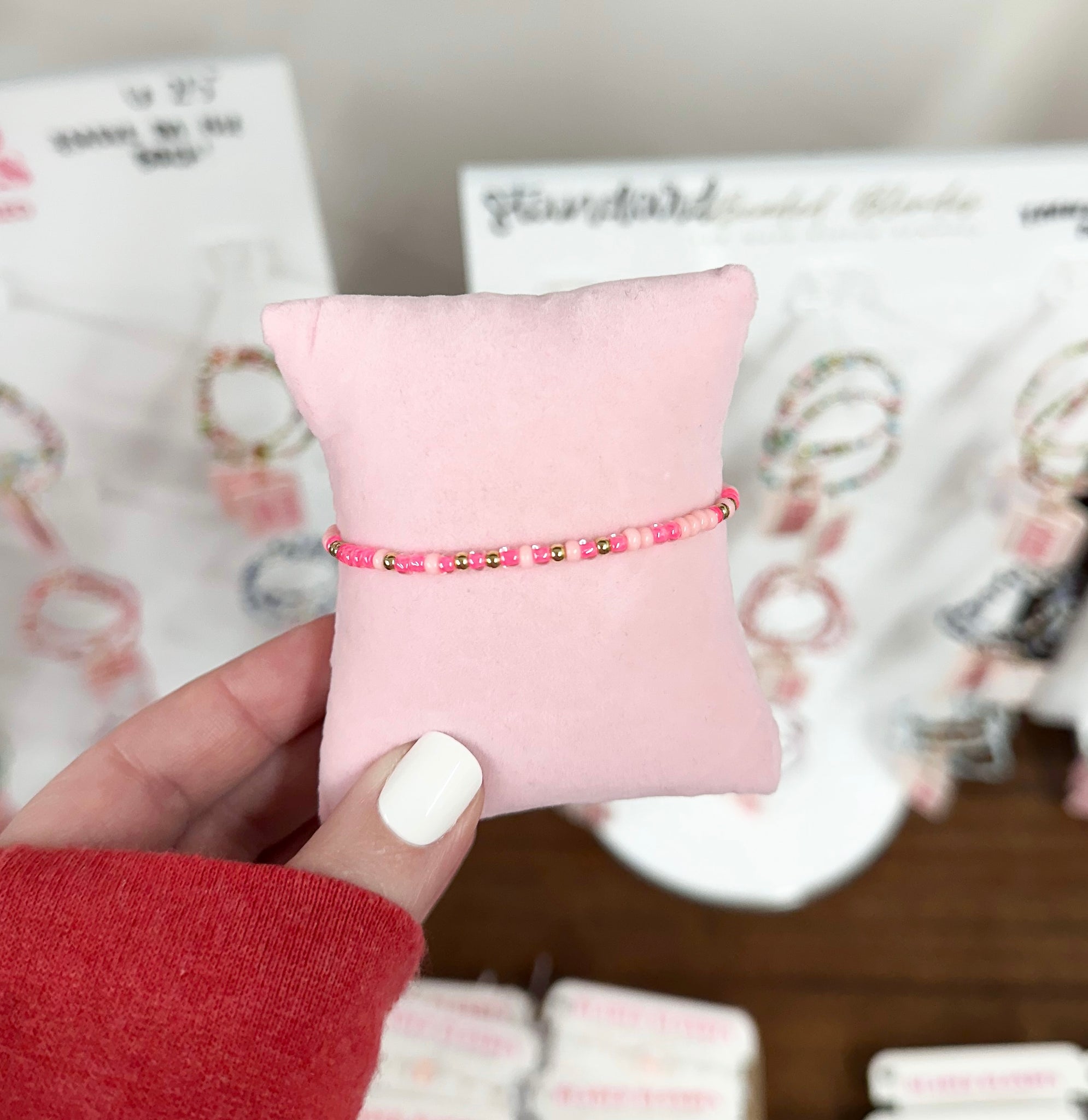 Beaded Blondes | Pink Sprinkle Bracelet