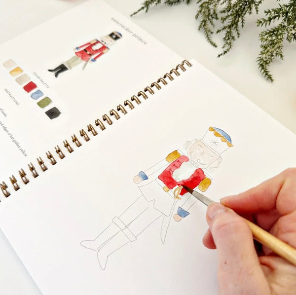 Nutcracker Watercolor Workbook