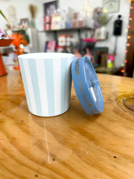 Capri Blue Volcano 6.5oz Gelato Cup Candle - Caffe Capri (Cabana Stripe)