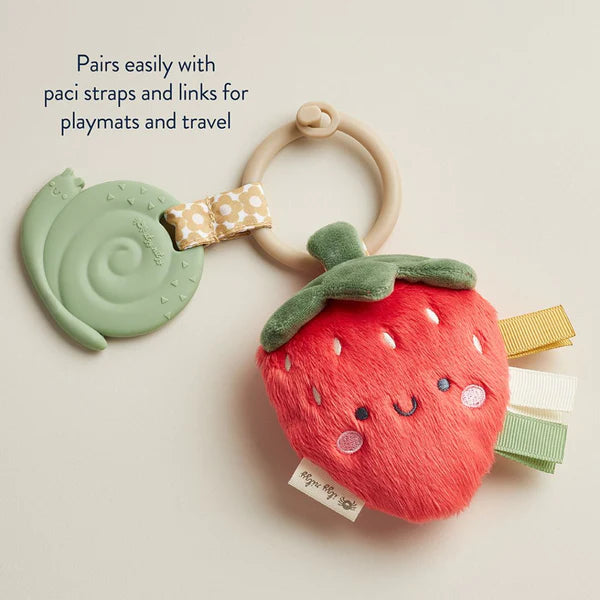 Itzy Pal™ Infant Toy | Strawberry