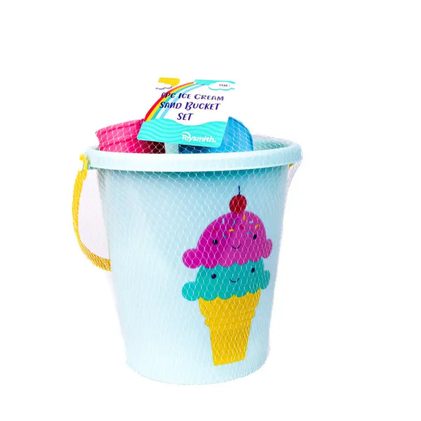 6-Piece Sand Bucket Set - Ice Cream