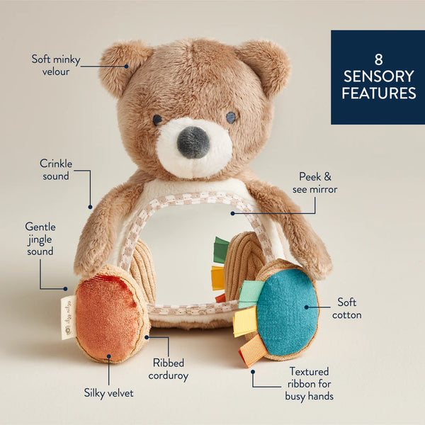Itzy Bitzy Mirror™ Sensory Tummy Time Mirror - Bear