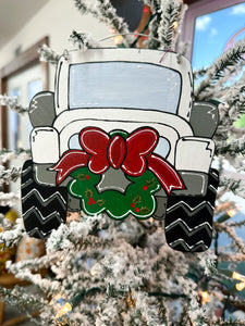 HAND-PAINTED WOOD ORNAMENT | Off-Road Vehicle #2
