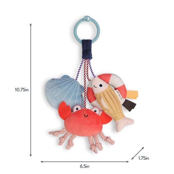 Itzy Travel Charms™ Sensory Teether Toy - Seaside