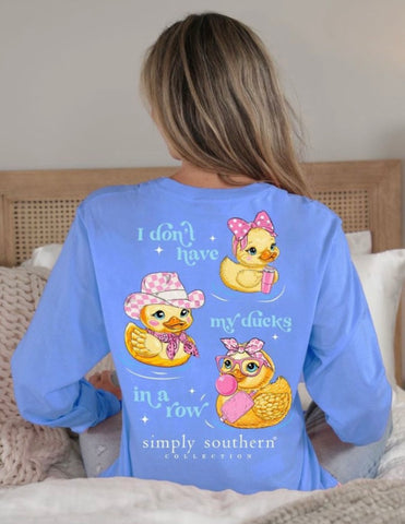 Simply Southern Long Sleeve Shirt | I Don't Have My Ducks in a Row