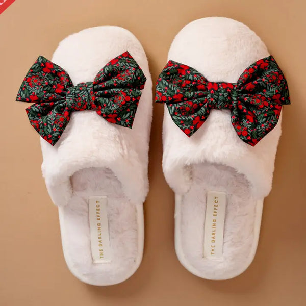 Betty Bow Slippers - A Merry Moment