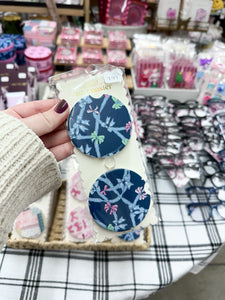 Simply Southern Car Coaster Set - Blue Ribbons