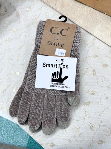 Chenille CC Gloves