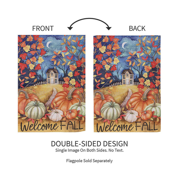 Alive in Fall Suede Garden Flag