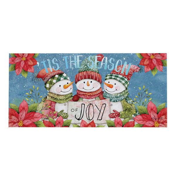 Christmas Cheer Snowmen Sassafras Switch Mat