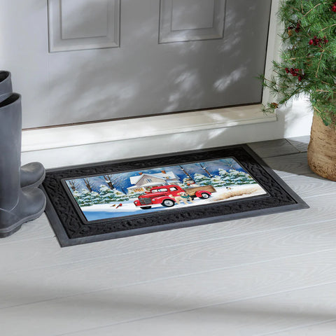 Family Christmas Truck Sassafras Switch Mat
