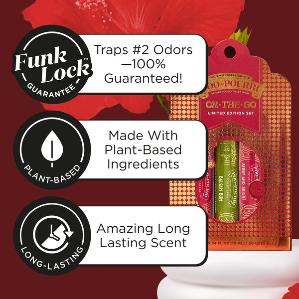 Poo~Pourri Holiday On-The-Go Set