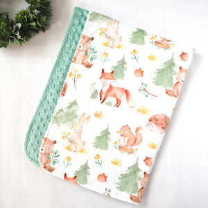 Baby & Toddler Minky Blanket | Forest Friends