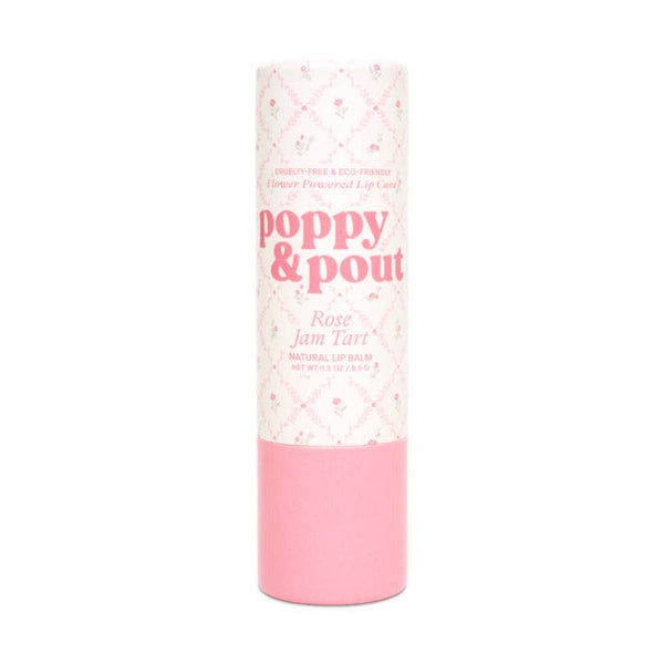 Poppy & Pout Lip Balm - Cottage Collection • Rose Jam Tart